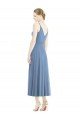 Cheapest Short Tea Length Chiffon Bridesmaid Dress UK