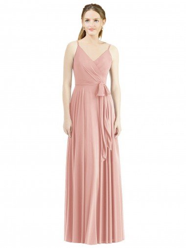 Cheapest Romantic Full length Long Chiffon Bridesmaid Dress UK