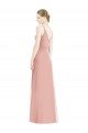 Cheapest Romantic Full length Long Chiffon Bridesmaid Dress UK