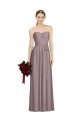 Cheapest Sweetheart Neckline Long Full Length Chiffon Bridesmaid Dress UK