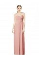 Cheapest Long Chiffon Sweetheart Bridesmaid Dress with Twist Bodice UK