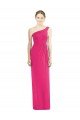 Cheapest One Shoulder Long Chiffon Bridesmaid Dress UK