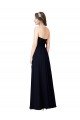 Cheapest Strapless Chiffon Bridesmaids Dress with a Beaded Lace Sweetheart Bodice UK
