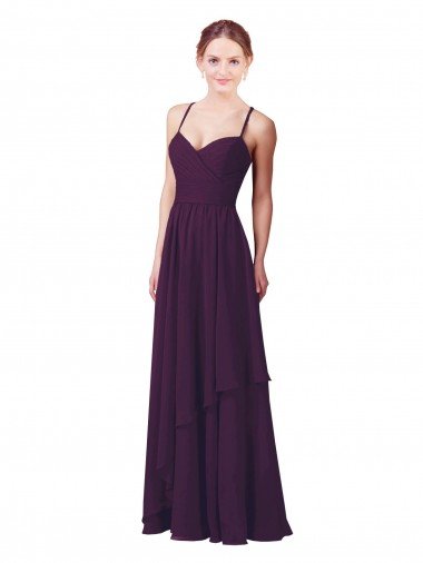 Cheapest Roman Style Luxe Chiffon Bridesmaid Dress UK