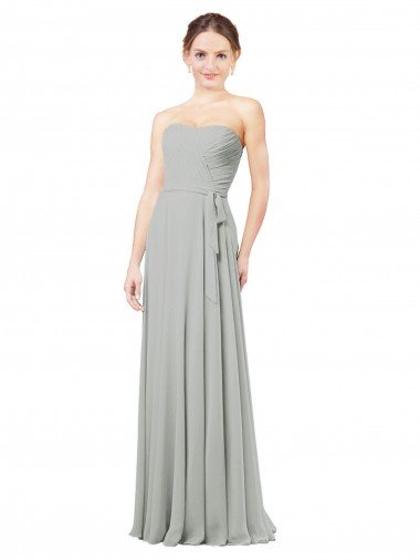 Cheapest Delicately Draped Chiffon Bridesmaid Dress UK