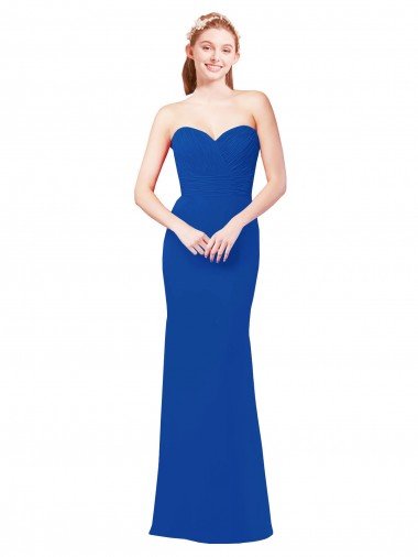 Cheapest Elegant Chiffon Bridesmaid Dress with Matching Tie UK