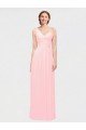 Cheapest One Shoulder Twisted Waist Sweetheart Chiffon Bridesmaid Dress UK