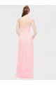 Cheapest One Shoulder Twisted Waist Sweetheart Chiffon Bridesmaid Dress UK