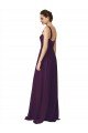 Cheapest Full Length Chiffon Bridesmaid Dress with Spaghetti Straps UK