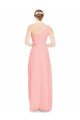 Cheapest One Shoulder Sweetheart Neckline Long Chiffon Bridesmaid Dress UK