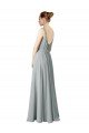 Cheapest Figure Flattering Chiffon Bridesmaid Dress with Beaded Detail UK