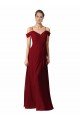 Cheapest Chiffon with Beaded Embroidery Bridesmaid Dress UK