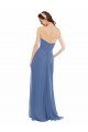 Cheapest Classic Strapless Bridesmaids Dress with Draped Sweetheart Bodice and Side Slit UK