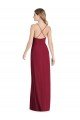 Cheapest Pleated Skirt Chiffon Maxi Bridesmaid Dress with Pockets UK