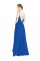 Cheapest Sleeveless Surplice Chiffon Bridesmaid Dress with Spaghetti Straps UK
