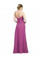 Cheapest Sweetheart Neckline Pleated Chiffon Bridesmaid Dress with Low Back UK