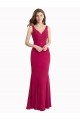 Cheapest V-Neck Mermaid Chiffon Bridesmaid Dress / Prom Dress with V-Back and Belt UK