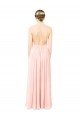 Cheapest Halter Neck Chiffon Bridesmaid Dress with Double Ruffle Front UK