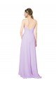 Cheapest High-Low Chiffon Bridesmaid Dress with Ruffle Detail UK