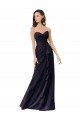 Cheapest Strapless Chiffon Bridesmaids Dress with Sweetheart Neckline UK