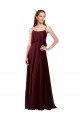 Cheapest Chiffon Bridesmaids Dress with Spaghetti Straps UK