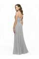 Cheapest Chiffon Bridesmaid Dress with Sweetheart Neckline and Adjustable Straps UK
