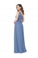 Cheapest Pleated One Shoulder Chiffon Bridesmaid Dress UK