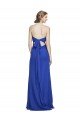 Cheapest Sweetheart Neckline Chiffon Ruched Bodice Tie Back Bridesmaid Dress UK