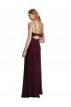 Cheapest Long Chiffon Bridesmaid Dress with Sweetheart Neckline UK
