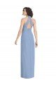 Cheapest V-Neck Halter Back Straps Chiffon Formal Bridesmaid Dress UK