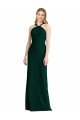 Cheapest Sleek Full-Length Twist Halter Chiffon Bridesmaid Dress UK
