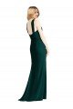 Cheapest Sleek Full-Length Twist Halter Chiffon Bridesmaid Dress UK