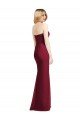 Cheapest Sweetheart Neckline Lux Chiffon Bridesmaid Dress with Side Slit UK