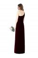 Cheapest One Shoulder Chiffon Trumpet Bridesmaid Dress UK