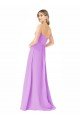 Cheapest Draped Strapless Floor Length Chiffon Bridesmaid Dress UK