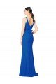 Cheapest Low Back Sleeveless Chiffon Bridesmaid Dress with Side Slit UK