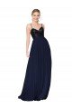 Cheapest Sweetheart High Neck Sequin Top Long Chiffon Bridesmaid Dress / Prom Dress UK