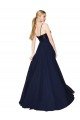 Cheapest Sweetheart High Neck Sequin Top Long Chiffon Bridesmaid Dress / Prom Dress UK