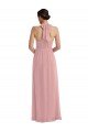 Cheapest Empire Waist Long Halter Maxi Bridesmaid Dress UK