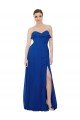 Cheapest Ruffled Chiffon Strapless Bridesmaid Dress UK