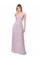Cheapest Sweetheart Tie-Back Chiffon Bridesmaid Dress UK