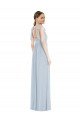 Cheapest Tie Shoulder Empire Waist Maxi Bridesmaid Dress UK