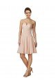 Cheapest Lace and Chiffon Bridesmaid Dress / Cocktail Dress with Unique Neckline UK