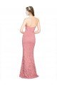 Cheapest Fitted Sweetheart Mermaid Lace Bridesmaid Dress / Prom Dress UK