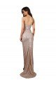 Cheapest High Slit Scoop Neck Long Formal Sequin Bridesmaid Dress / Prom Dress UK