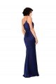 Cheapest One Shoulder Formal Silky Satin Bridesmaid Dress / Prom Dress with Skirt Slit UK