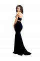 Cheapest Two Piece High Neck Formal Crepe Bridesmaid Dress / Prom Dress UK