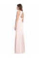 Cheapest Diamond Cutout Back Trumpet Bridesmaid Dress / Prom Dress with Front Slit UK