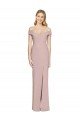 Cheapest Off the Shoulder Criss Cross Back Trumpet Bridesmaid Dress / Prom Dress UK