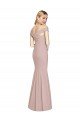 Cheapest Off the Shoulder Criss Cross Back Trumpet Bridesmaid Dress / Prom Dress UK